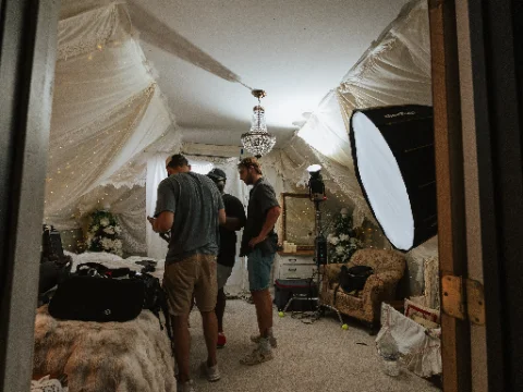 On location